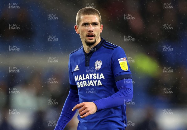150222 - Cardiff City v Coventry City - SkyBet Championship - Max Watters of Cardiff City