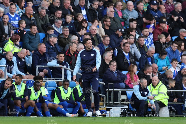 151022 - Cardiff City v Coventry City - Sky Bet Championship - Mark Hudson, the interim manager of Cardiff city 