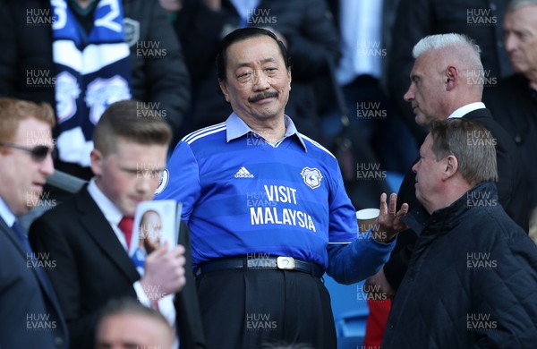 040519 - Cardiff City v Crystal Palace - Premier League - Cardiff City Owner Vincent Tan