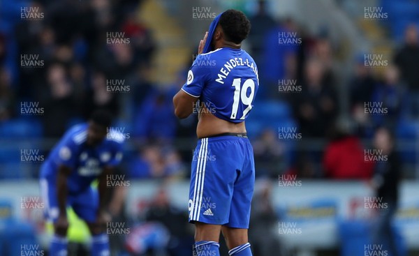040519 - Cardiff City v Crystal Palace - Premier League - Dejected Nathaniel Mendez-Laing of Cardiff City