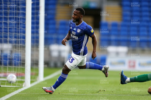 140720 - Cardiff City v Derby County - SkyBet Championship - Junior Hoilett of Cardiff City scores the first goal of the game