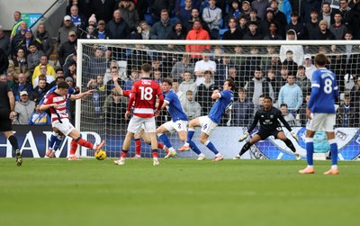 131225 - Cardiff City v Doncaster Rovers - SkyBet League One - Owen Bailey of Doncaster scores a goal