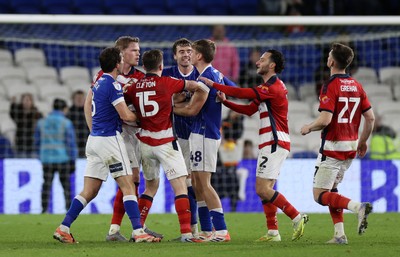 131225 - Cardiff City v Doncaster Rovers - SkyBet League One - Tensions boil over between the teams after full time