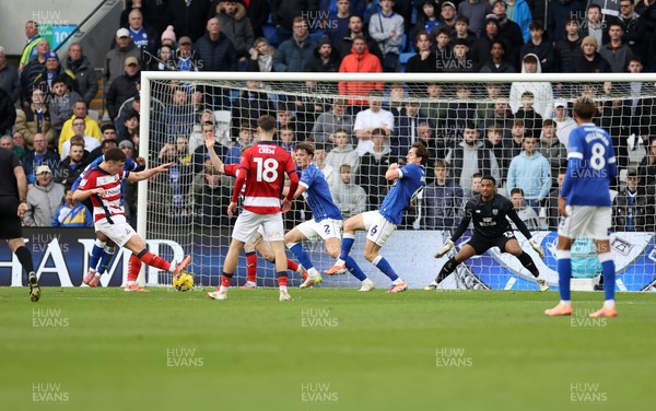131225 - Cardiff City v Doncaster Rovers - SkyBet League One - Owen Bailey of Doncaster scores a goal
