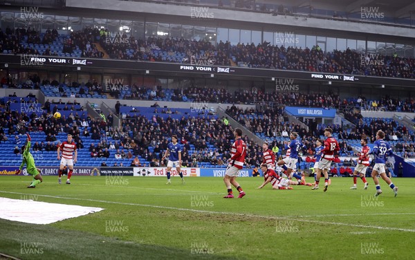 131225 - Cardiff City v Doncaster Rovers - SkyBet League One - Omari Kellyman of Cardiff scores a goal