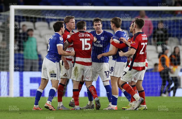 131225 - Cardiff City v Doncaster Rovers - SkyBet League One - Tensions boil over between the teams after full time