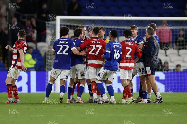 131225 - Cardiff City v Doncaster Rovers - SkyBet League One - Tensions boil over between the teams after full time