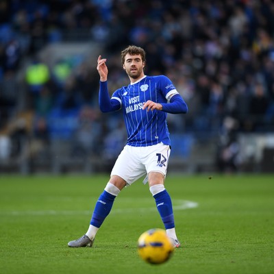 261225 - Cardiff City v Exeter City - Sky Bet League 1 - Calum Chambers of Cardiff City