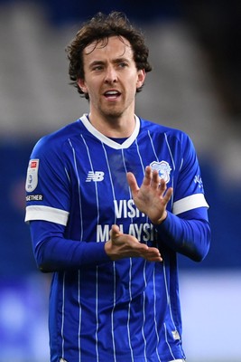 261225 - Cardiff City v Exeter City - Sky Bet League 1 - Ryan Wintle of Cardiff City at full time