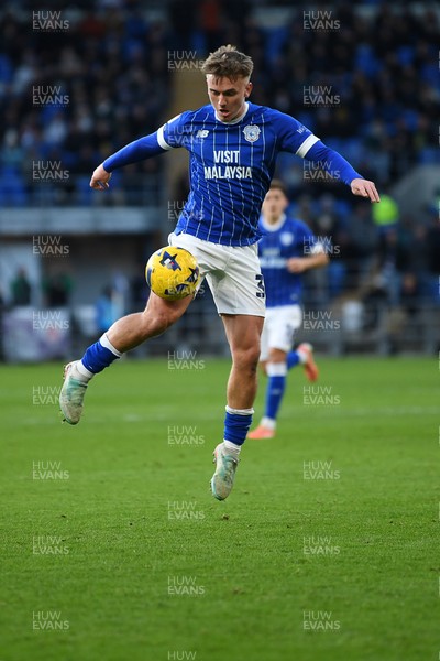 261225 - Cardiff City v Exeter City - Sky Bet League 1 - Isaak Davies of Cardiff City