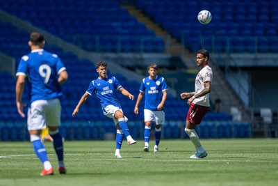 110726 - Cardiff City v FC Midtjylland - Preseason Friendly - Alex Robertson of Cardiff City