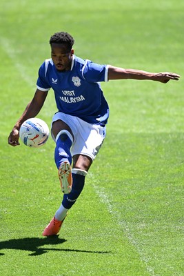 110726 - Cardiff City v FC Midtjylland - Preseason Friendly - Chris Willock of Cardiff City