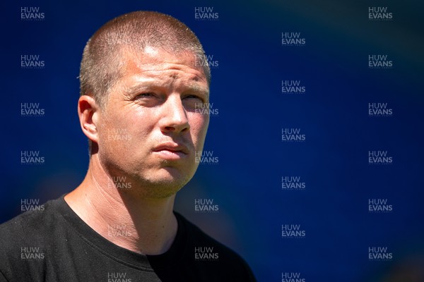 110726 - Cardiff City v FC Midtjylland - Preseason Friendly - FC Midtylland head coach, Mike Tullberg