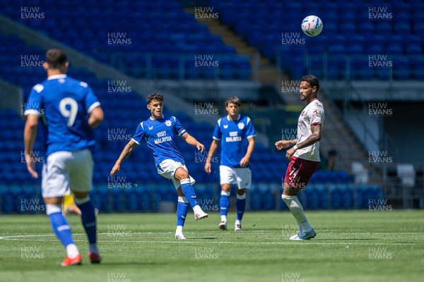 110726 - Cardiff City v FC Midtjylland - Preseason Friendly - Alex Robertson of Cardiff City