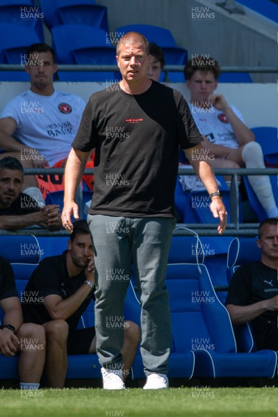 110726 - Cardiff City v FC Midtjylland - Preseason Friendly - FC Midtylland head coach, Mike Tullberg