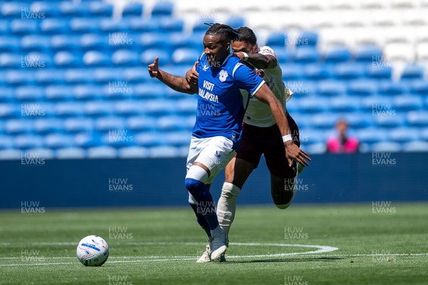 110726 - Cardiff City v FC Midtjylland - Preseason Friendly - Gabriel Osho of Cardiff City