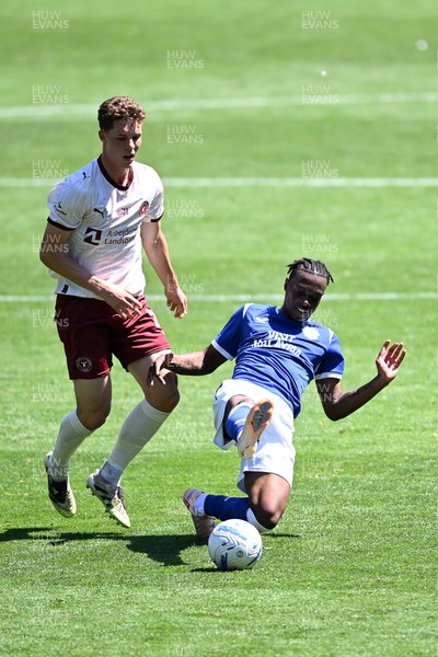 110726 - Cardiff City v FC Midtjylland - Preseason Friendly - Ronan Kpakio of Cardiff City