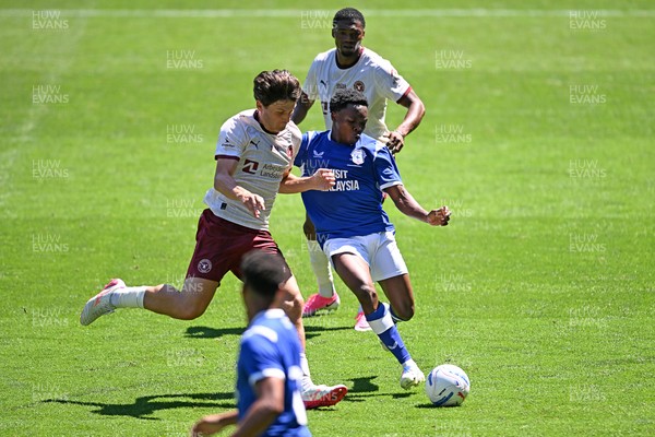 110726 - Cardiff City v FC Midtjylland - Preseason Friendly - Dakarai Mafico of Cardiff City