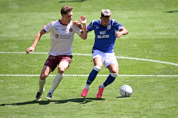 110726 - Cardiff City v FC Midtjylland - Preseason Friendly - Callum Robinson of Cardiff City