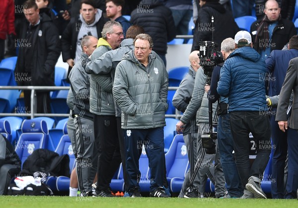 080117 - Cardiff City v Fulham - FA Cup - Cardiff City manager Neil Warnock at the end of the game by Ben Evans/Huw Evans Agency