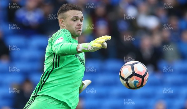 080117 - Cardiff City v Fulham - FA Cup 3rd Round - Brian Murphy of Cardiff City by Chris Fairweather/Huw Evans Agency