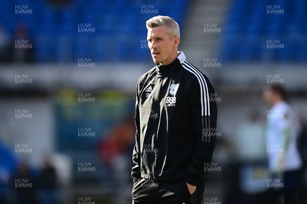 260222 - Cardiff City v Fulham - Sky Bet Championship - Cardiff City manager Steve Morison