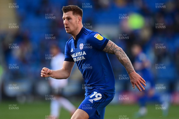 260222 - Cardiff City v Fulham - Sky Bet Championship - James Collins of Cardiff City