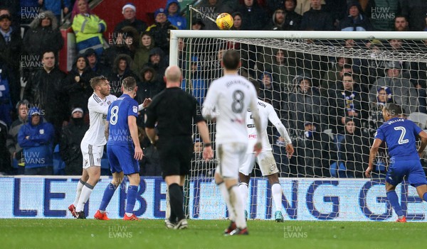 261217 - Cardiff City v Fulham - SkyBet Championship - Tim Ream of Fulham scores a goal