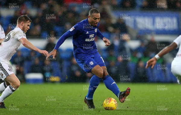 261217 - Cardiff City v Fulham - SkyBet Championship - Kenneth Zohore of Cardiff City