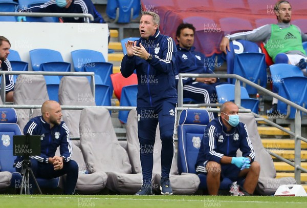 270720 - Cardiff City v Fulham - SkyBet Championship Play off - First leg - Cardiff City Manager Neil Harris