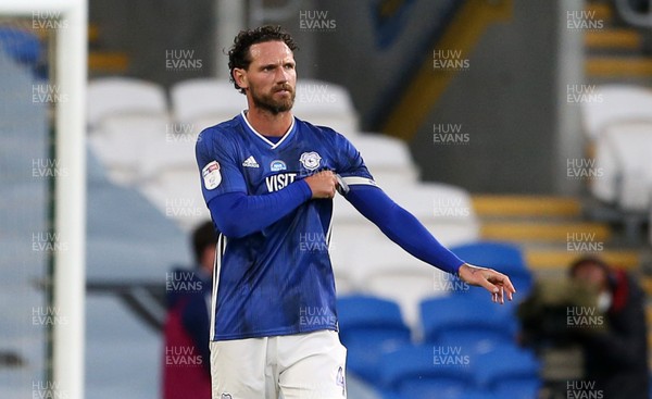 270720 - Cardiff City v Fulham - SkyBet Championship Play off - First leg - Sean Morrison of Cardiff City