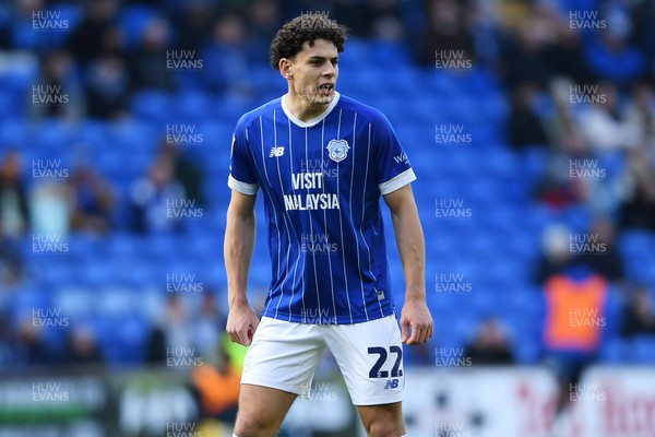 061225 - Cardiff City v Huddersfield Town - Sky Bet League 1 - Yousef Salech of Cardiff City