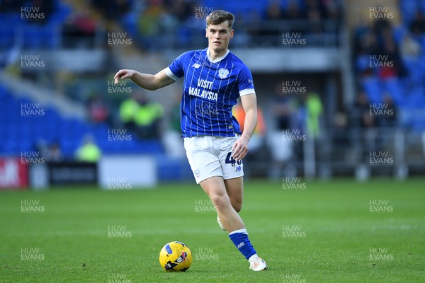 061225 - Cardiff City v Huddersfield Town - Sky Bet League 1 - Dylan Lawlor of Cardiff City