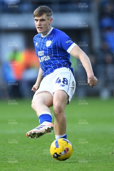 061225 - Cardiff City v Huddersfield Town - Sky Bet League 1 - Dylan Lawlor of Cardiff City