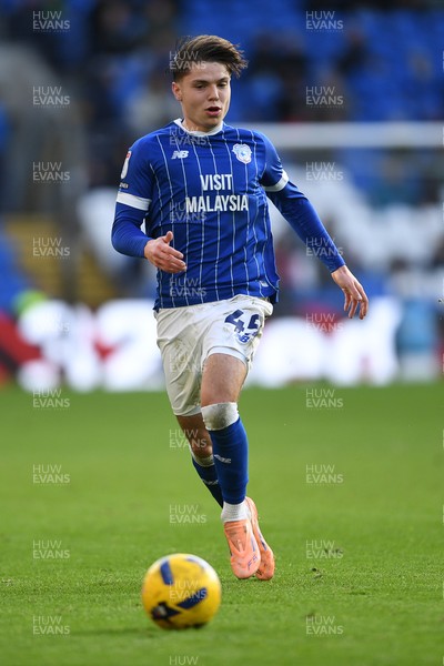 061225 - Cardiff City v Huddersfield Town - Sky Bet League 1 - Cian Ashford of Cardiff City