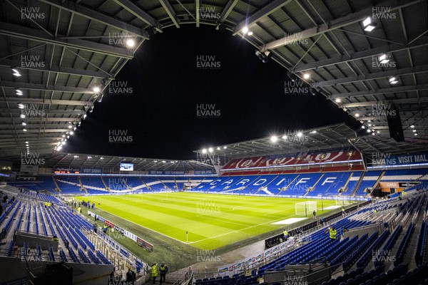 081122 - Cardiff City v Hull City - Sky Bet Championship - A general view of the Cardiff City Stadium ahead of the match