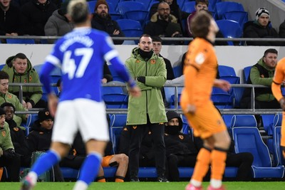 250225 - Cardiff City v Hull City - Sky Bet Championship - Ruben Selles, Hull City Manager