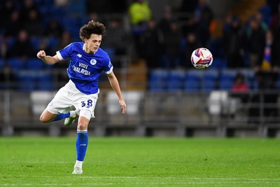 250225 - Cardiff City v Hull City - Sky Bet Championship - Perry NG of Cardiff City