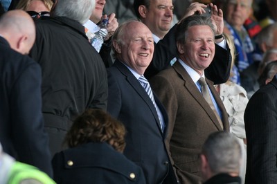 25.04.09  Cardiff City vs. Ipswich Town. The Coca Cola Championship -  Neil Kinnock awaits kick off as Cardiff City prepare for their final league match at Ninian Park. 