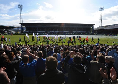 25.04.09 - Championship Football Cardiff City v Ipswich Town Ninian Park at the end of the final league game in the ground 
