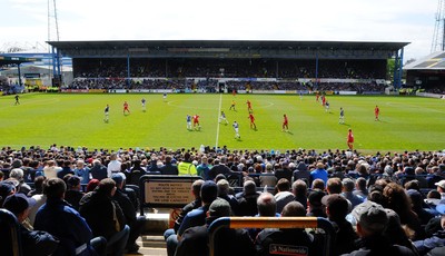 25.04.09 - Championship Football Cardiff City v Ipswich Town Fans watch the last game at Ninian Park 