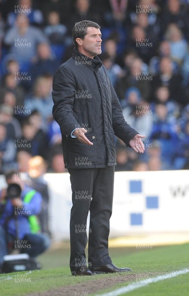 25.04.09 - Championship Football Cardiff City v Ipswich Town Ipswich manager, Roy Keane 