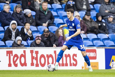 090324 - Cardiff City v Ipswich Town - Sky Bet Championship - Perry Ng of Cardiff City in action