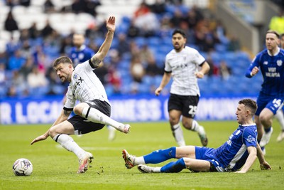 090324 - Cardiff City v Ipswich Town - Sky Bet Championship - David Turnbull of Cardiff City in action