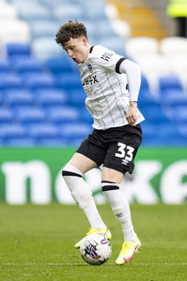 090324 - Cardiff City v Ipswich Town - Sky Bet Championship - Nathan Broadhead of Ipswich Town in action