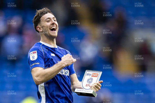 090324 - Cardiff City v Ipswich Town - Sky Bet Championship - Ryan Wintle of Cardiff City at full time