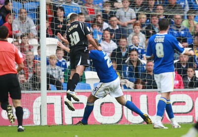 15.10.11 -  Cardiff City v Ipswich Town, npower Championship -  Ipswich's Michael Chopra scores goal against his former club 