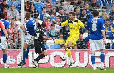 15.10.11 -  Cardiff City v Ipswich Town, npower Championship -  Ipswich's Michael Chopra scores goal against his former club 
