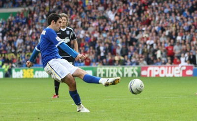 15.10.11 -  Cardiff City v Ipswich Town, npower Championship -  Cardiff's Peter Whittingham scores City's second goal from the penalty spot 