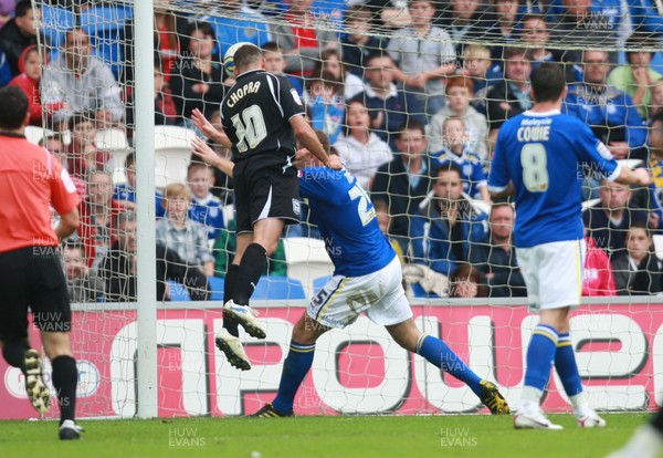 15.10.11 -  Cardiff City v Ipswich Town, npower Championship -  Ipswich's Michael Chopra scores goal against his former club 